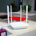 Tenda 600Mbps Wifi Router With 4X 6Dbi High-Gain Omnidirectional Antennas/Beamforming+/Easy Setup/App Control Whole-Home Coverage (F9). 
