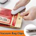 1 Pack Mini Portable Clip Hand Pressure Heat Sealing hine Food Fruit Snacks Preservation Small Tools. 
