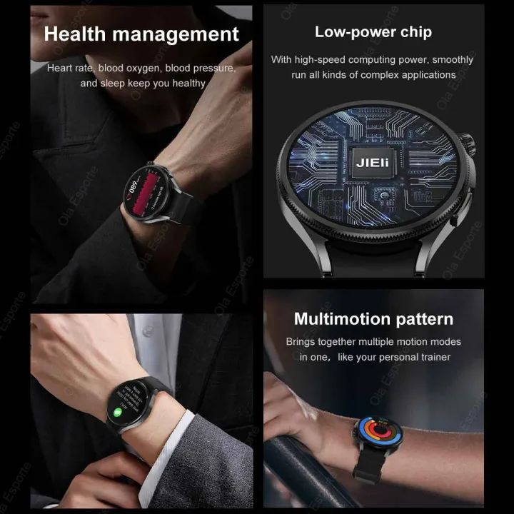 Water%20Watch%20Inch%20Bluetooth%20Pass%20Huawei%20Men's%20Smart%204%20Xiaomi%20New%20Fashion%20202%20Watch%201.5%20Words%20Smart%20Watch%20Women's%20Blood%20Pressure%20Monitoring%20Prevention%20-%20Image%202