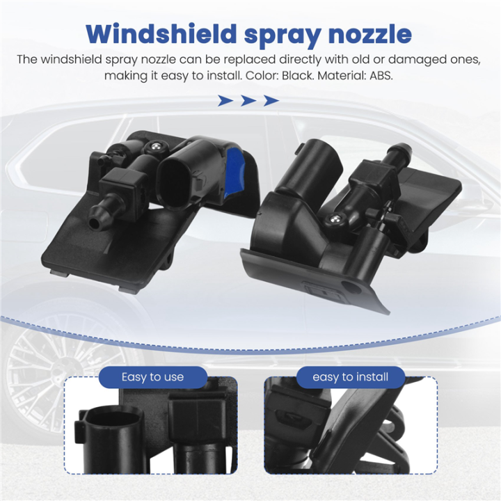 NAMUNY%202X%20New%20Windshield%20Washer%20Sprayer%20Nozzle%20Windscreen%20Nozzle%20Jet%2061667161469%20for%20X5%20E70%202006%20-%202010%20-%20Image%205