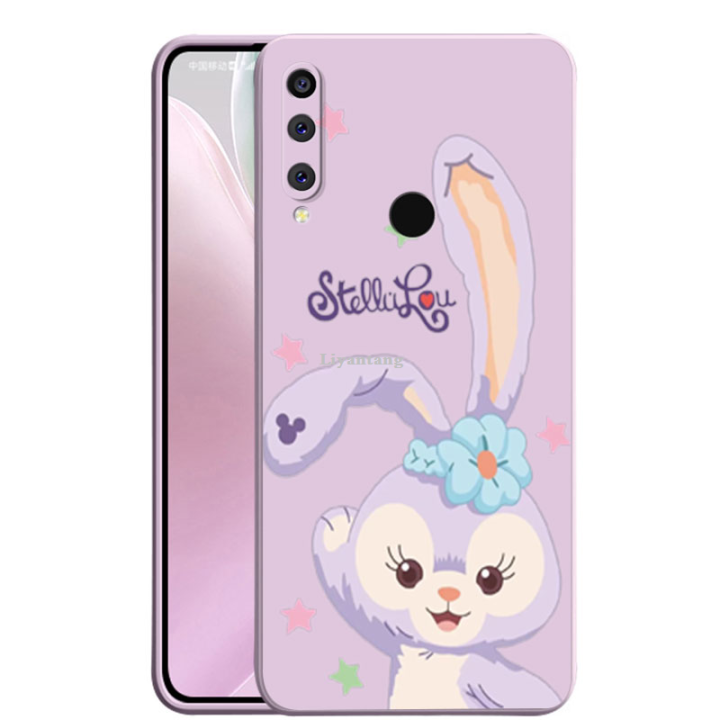 Chunjieda Rope sleeve soft shell TPU silicone liquid square edge shell 2019Y9pHot Selling rime 2025 New huawei Y6PY7PY6Y7primeY9s cute Stellalou strap hanging