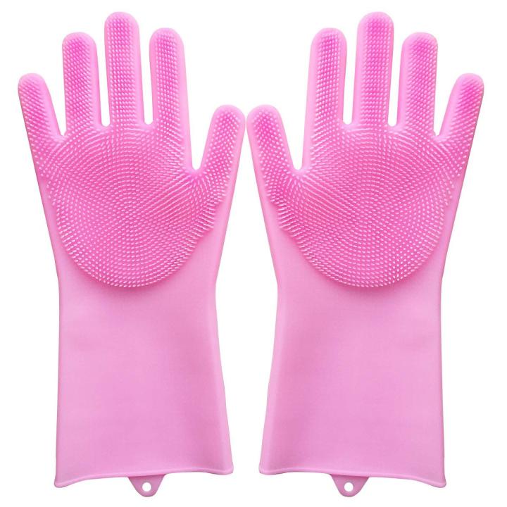 Soft And Durable Silicone Scrubber Glove For Pets Shower Like Horse, Dog And Cat