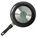 OK Black Non Stick Hard Anodized Fry Pan With Free Spatula And Scrubber - Large. 