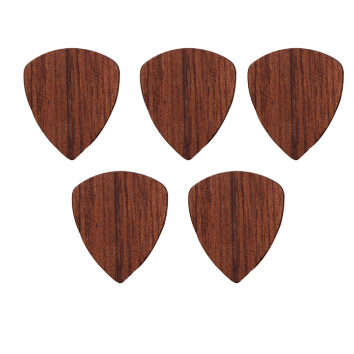 Wooden Guitar Picks for Electric, Acoustic or Bass Guitar,Rosewood