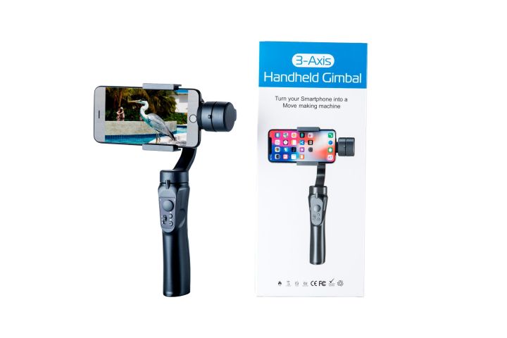 3-Axis Gimbal Selfie Stick Single Handheld Stabilizer for Phone Gimbal Smartphone