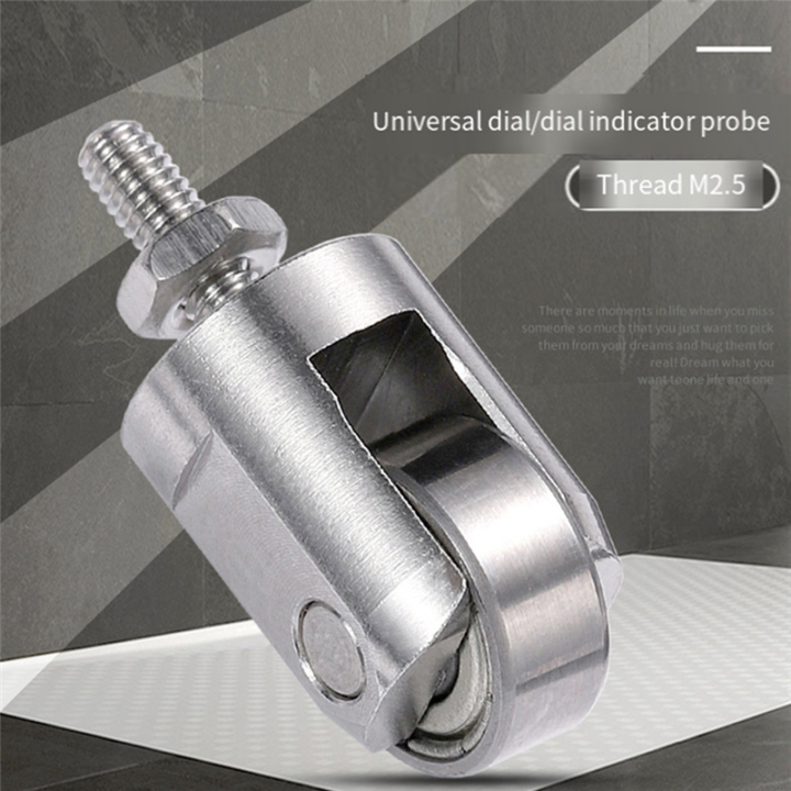 Roller%20Contact%20Point%20for%20Dial%20Indicator%2010mm%20Diameter%20Wheel%20M2.5%20Thread%20Stainless%20Steel%20Roller%20Measuring%20Easy%20to%20Use%20-%20Image%205