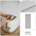 Toaster Cover, Silicone Toaster Lid 2 Slice Toaster Cover Bread Machine Cover Upper Toaster Cover Short Electric Easy Install. 