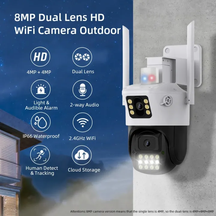 Wifi%208MP%20Dual%20Lens%204G%20IP%20Night%20Vision%20Camera%20Surveillance%201080P%20Full%20HD%20Automatic%20Outdoor%20Smarthome%20PTZ%20CCTV%20Camera%20-%20Image%202
