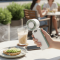 Turbo LED Digital Display Portable Handheld Fan 3600mAh Battery 199 Gear Wind Speed Strong Wind Fan Mini Foldable 100 Wind Speeds Rechargeable Fan Air Cooling. 