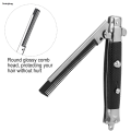 Sutuiying 1pcs Folding Spring Comb Mens Womens Beauty Handmade Folding Pocket Hot Selling Clip Hair Moustache Beard Comb Barbershop Pet Modelling. 