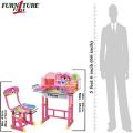 Happy Baby Metal And Wood Study Table And Chair Set For Kids / table-chair - Study Table For Kids | Kid's Reading Table |. 