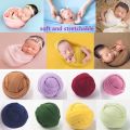 40*160cm Soft Shoot Backdrop Milk Napped Cotton Baby Photo Wrap Photography Props Swaddling Blanket. 