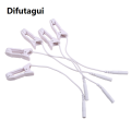Difutagui High Quality Ear Clip Electrode Wire Digital TENS Massager Electrode Lead Connecting Cables with Ear Clips Sleeping Massager Wires. 