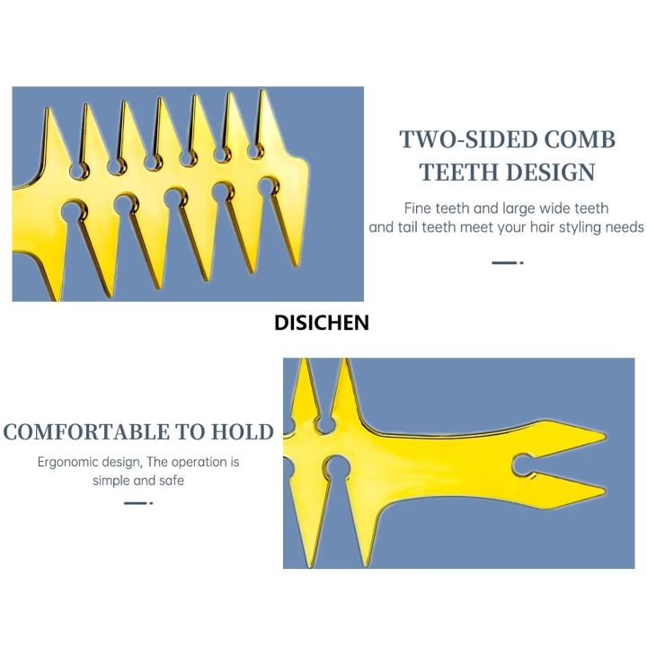 DISICHEN%20Professional%20Barber%20Hair%20Styling%20Comb%20Set%20Gold%20Hairdressing%20Neck%20Brush%20Electroplated%20Oil%20Head%20Comb%20For%20Men%20Salon%20Wide%20Tooth%20Comb%20Original%20-%20Image%203