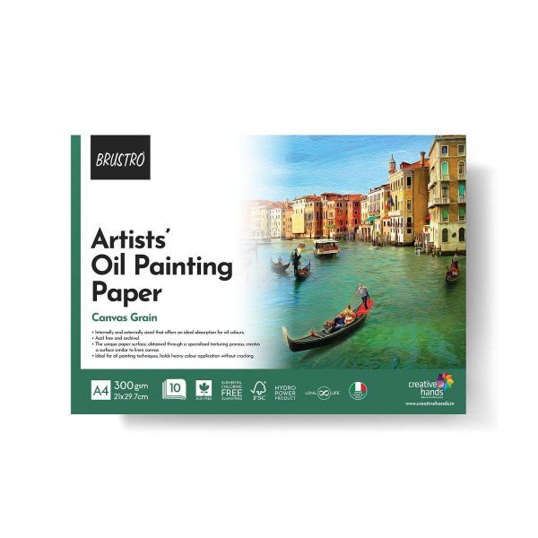 Artists'%20Oil%20Painting%20Paper%20300%20GSM%20A4-%20(9+3%20sheets)%20-%20Image%202