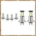 Kqueebee 6 PCS H7 Combo LED Headlight Kit Bulbs High Low Beam 6000K Kit 240W 52000LM & 100W 30000LM. 