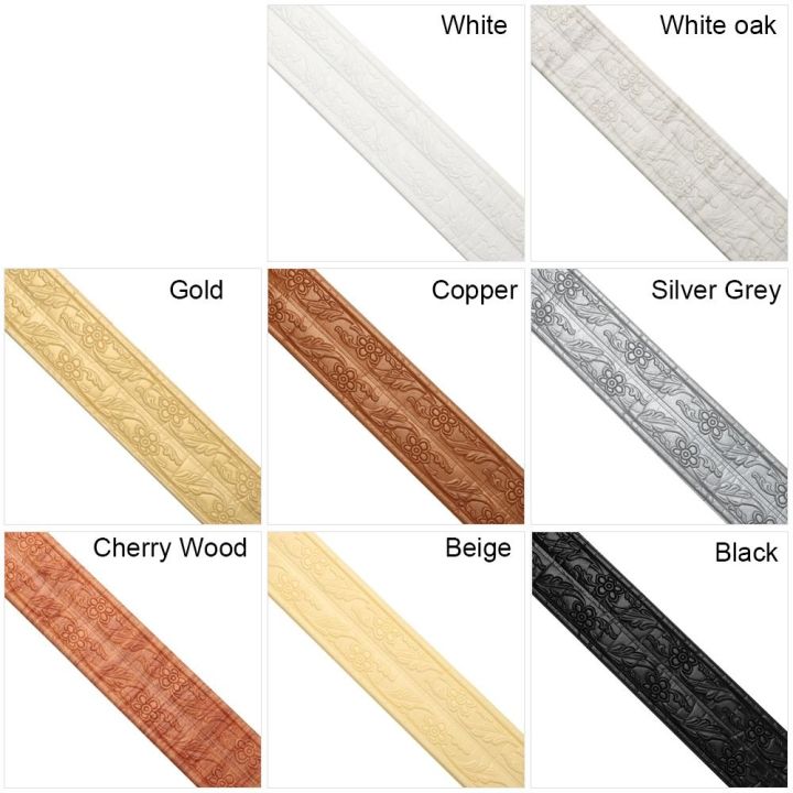 Fashion%20Waterproof%20Ceiling%20Decorative%20Strip%20Wall%20Border%20Skirting%20Wall%20Stickers%20Baseboard%20Wallpaper%20Home%20Decoration%20-%20Image%203