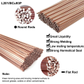Self-Fluxing for Copper Brazing Rods 10 Sticks Phosphor Welding Rods for Copper Pipes Air Conditioners Refrigerators Pipe Ovens. 