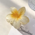 1 Piece Korean Flower Hair Clip Candy Color Hair Claw for Women Catch Hairpins Girls Ins Accessories 7CM Large. 