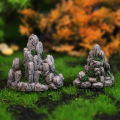 Mini Mountain Miniature Fake Stone Artificial Hill Toys Bonsai Ornaments Fairy Garden Accessories Home Decoration Aquarium Rock GENGLI. 