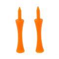 JAERBEE 100Pcs 70mm Big Castle Golf Tees (Orange). 
