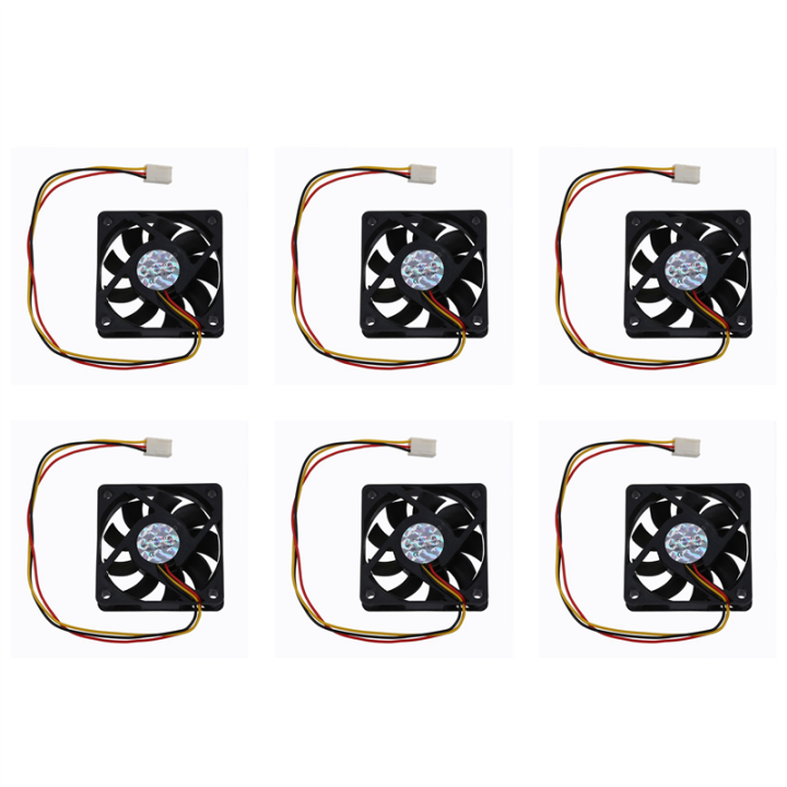 Sptrry6X CPU Fan Radiator Fan 60 X 60 mm Box Computer - Black | Daraz ...