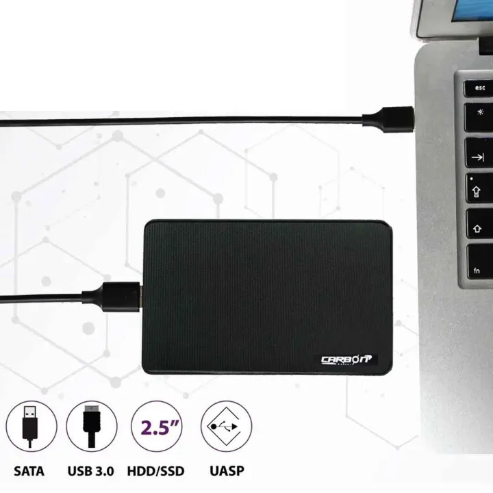 Carbon%20CR-805%20Type%20C%202.5"%20SATA%20HDD%20and%20SSD%20Enclosure%20Case%20USB%203.2%20Gen%202x2%20with%20Type%20C%20to%20Type%20C%20Cable%20-%20Image%203