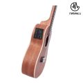 Manaslu Danfe 24 Inch Concert EQ Ukulele With Package. 
