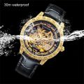 AOKULASIC brand fashionable business automatic mechanical men's watch. 