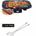 Electric Smokeless Barbeque Grill And Barbeque Grill Toaster Multifunction Bbq Sekuwa Machine With 1 Pcs Bbq Tools. 