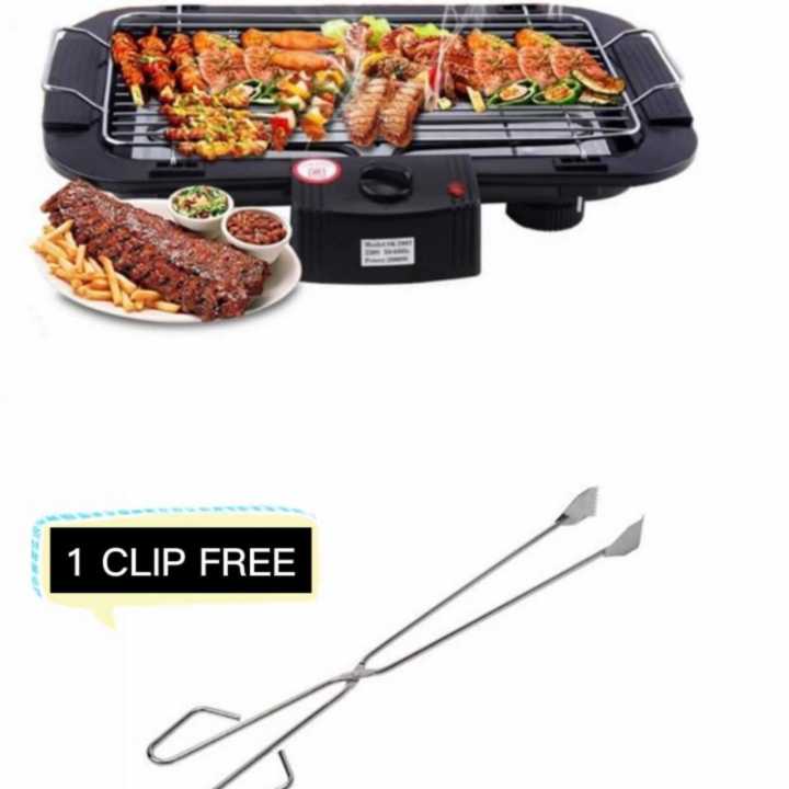 Electric Smokeless Barbeque Grill And Barbeque Grill Toaster Multifunction Bbq Sekuwa Machine With 1 Pcs Bbq Tools