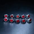 Premium Quality Unisex Itachi Glass Topper Staineless Ring, Anime Naruto Rings. 