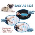 Dog Brush /Pet Fur Remover With Self-Cleaning Base. 