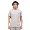Light Brownish Grey Premium Cotton Solid Round Neck T Shirt For Men. 