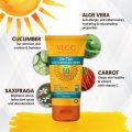 VIcc De Tan Spf 50 Pa+++ Sunscreen Gel Crème -100ml. 