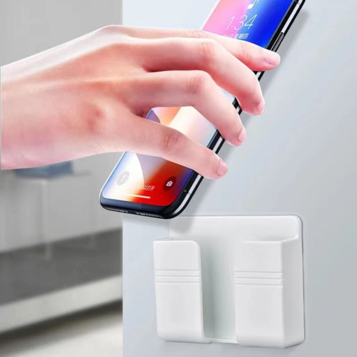 Box Samsung Xiaomi in the stand wall mounted 2 piece set of mobile charging dock mobile phone suitable for Huawei Poco lazy sticky remote control storage