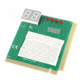 2 Digit LCD Display Computer Analyzer Diagnostic Post Card Motherboard Tester with LED Indicator for ISA PCI Bus Mainboard. 
