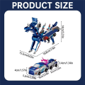 Magic Transformation Super Combination Car 2 in 1 Kids Magnetic Collision Transforming Car Diy Gift for Kids A. 