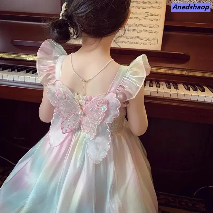 NEW%20Anedshaop%20Portable%20New%20Summer%20Cute%20Girls%20Princess%20Dress%20Gradient%20Rainbow%20Butterfly%20Decoration%20Mesh%20Dress%20For%20Girls%20Kids%20Party%20Prom%20Gown%20Clothes%20-%20Image%207