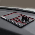 Multifunction Anti-slip Silicon Car Dashboard Sticky Mat for Phone Holder and with phone number keeping. 