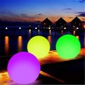 1PCS Floating Waterproof Outdoor Balloons Water Pool Party Luminous Toy LED Balls Large Inflatable. 