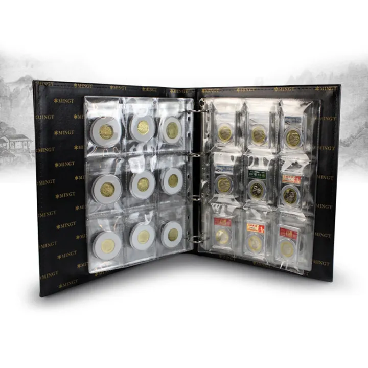 9/12%20Grids%20Classic%20Plastic%20Coin%20Holder%20Sheet%20Storage%20Collection%20Money%20Album%20Case%20For%20Collection%20Album%20Photo%20Storage%20-%20Image%206
