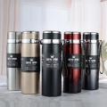 800ml Thermal Water Bottle Thermos Vacuum Flask Double Stainless Steel Coffee Tea Insulated Cup Leakage-proof for Office. 