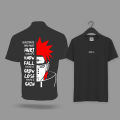 Men's Pain Quote Printed Graphic T-Shirt | Naruto Shippuden Black Anime Cotton T shirt. 