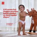 Huggies Wonder Pants (M) 152 pcs Size (7-12 Kgs) Baby Diaper Pants| Complete Comfort India's Fastest Absorbing Diaper with upto 4x faster absorption | Unique Dry Xpert Channel. 