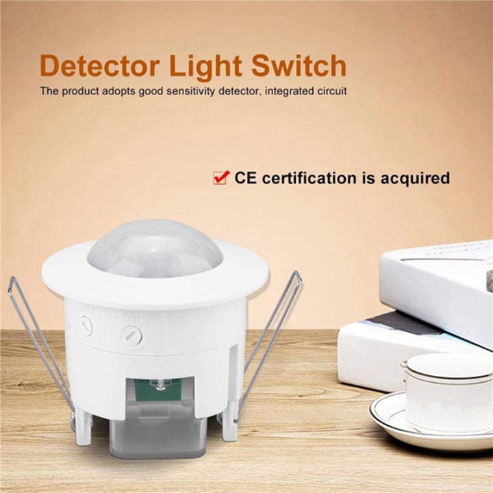 fasdaga%205X%20110V-220V%20360%C2%B0%20Infrared%20Recessed%20PIR%20Ceiling%20Motion%20Sensor%20Detector%20Light%20Switch,%20Motion%20Light%20Sensor%20-%20Image%208