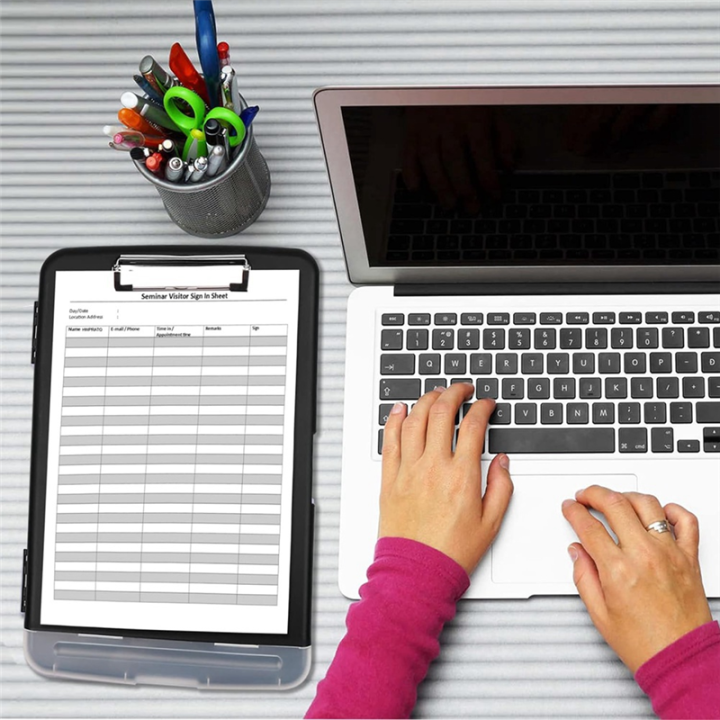 Clip%20Board%20Organizer%20Clipboards%20with%20Storage%20Nursing%20Clipboard%20Foldable%20File%20Folder%20Plastic%20Clipboard%20(Orange)%20Easy%20Install%20-%20Image%206