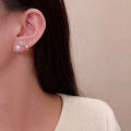 Back hanging style temperament earrings Women's luxury and high-end butterfly pe NMP. 