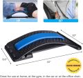 Multi-Level Back Stretcher Support | Spine Posture Corrector & Chiro-Board for Back Pain Relief. 