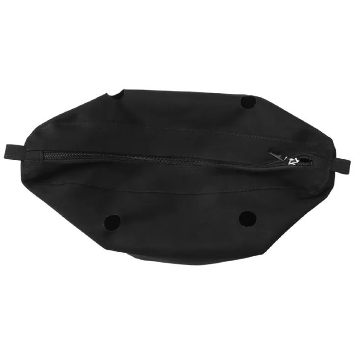 fasdaga%202X%20Waterproof%20Solid%20Canvas%20Insert%20Inner%20Lining%20Insert%20Zipper%20Pocket%20for%20Obag%20O%20Bag%20Handbag%20Bag%20Black%20Mini%20-%20Image%205